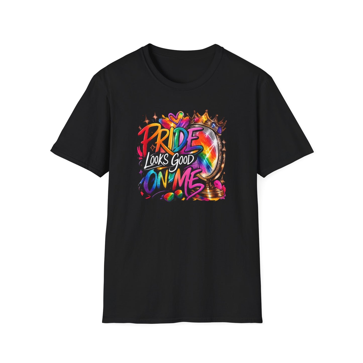 PRIDE LOOKS GOOD ON ME - Unisex Softstyle T-Shirt