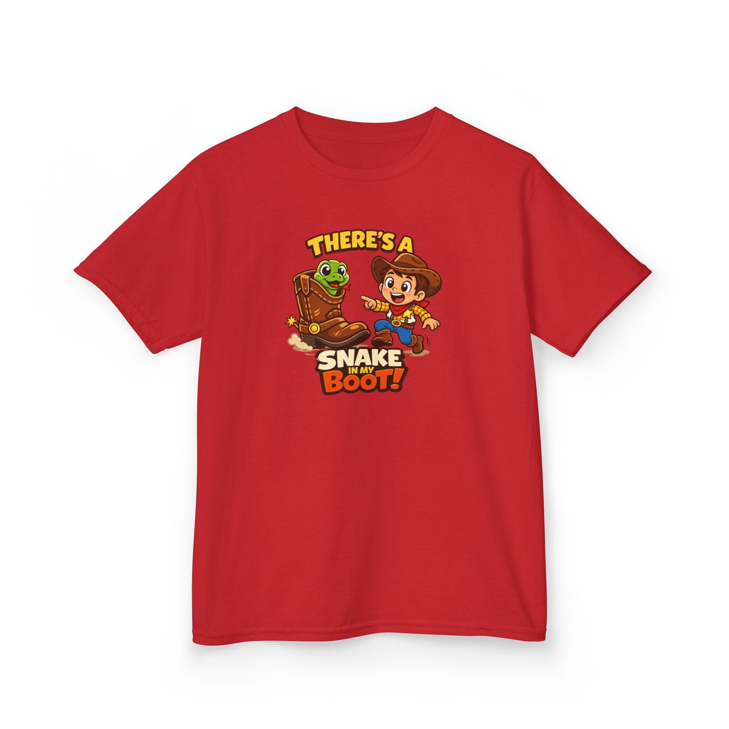 THERE'S A SNAKE IN MY BOOT - Kids Cotton™ Tee
