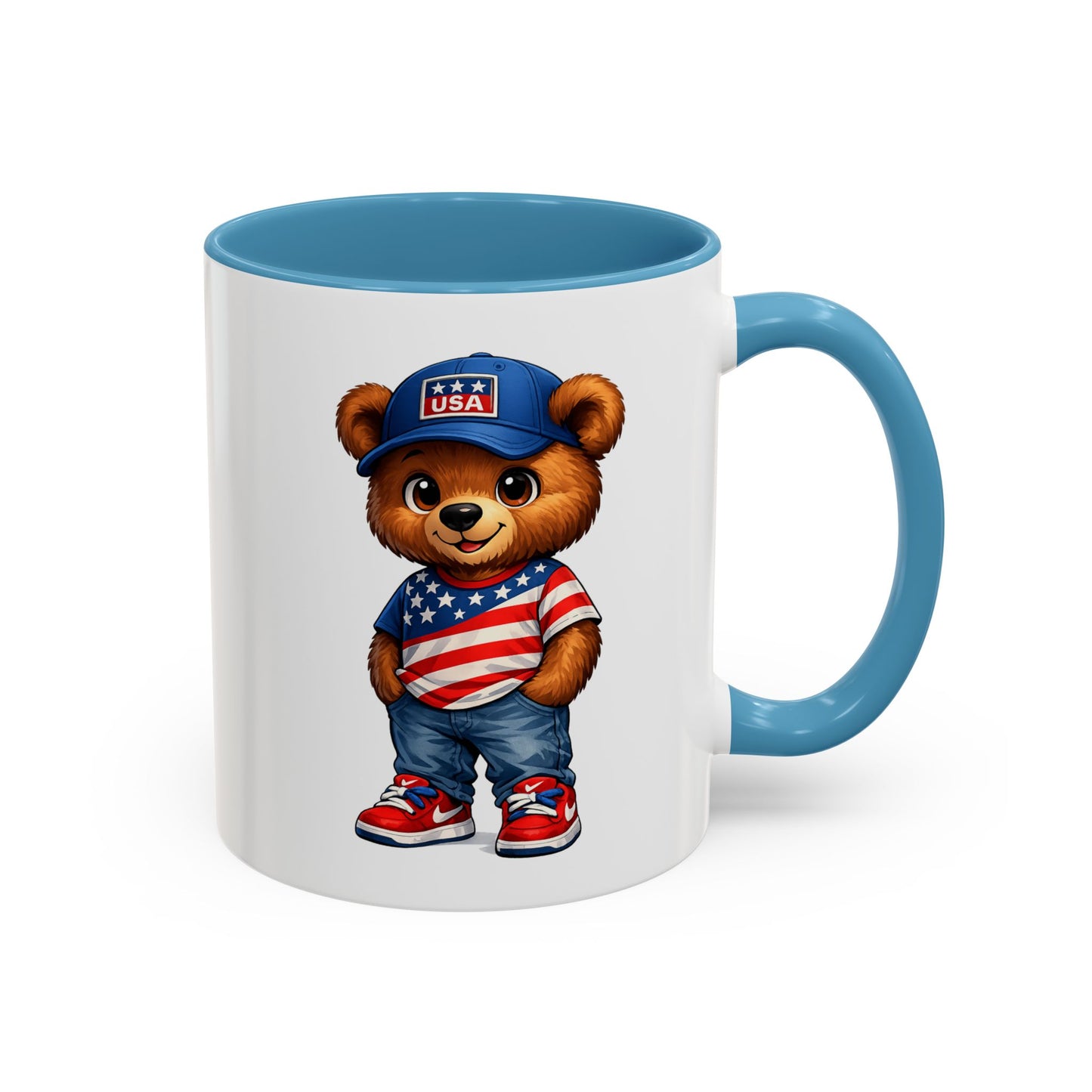 BERRY - REPPIN THE USA - Accent Coffee Mug (11, 15oz)