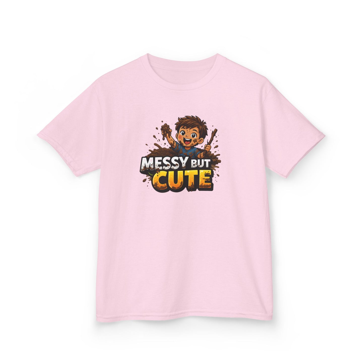 MESSY BUT CUTE - Kids Cotton™ Tee