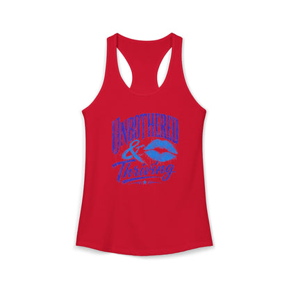 UNBOTHERED & THRIVING - Women's Ideal Racerback Tank
