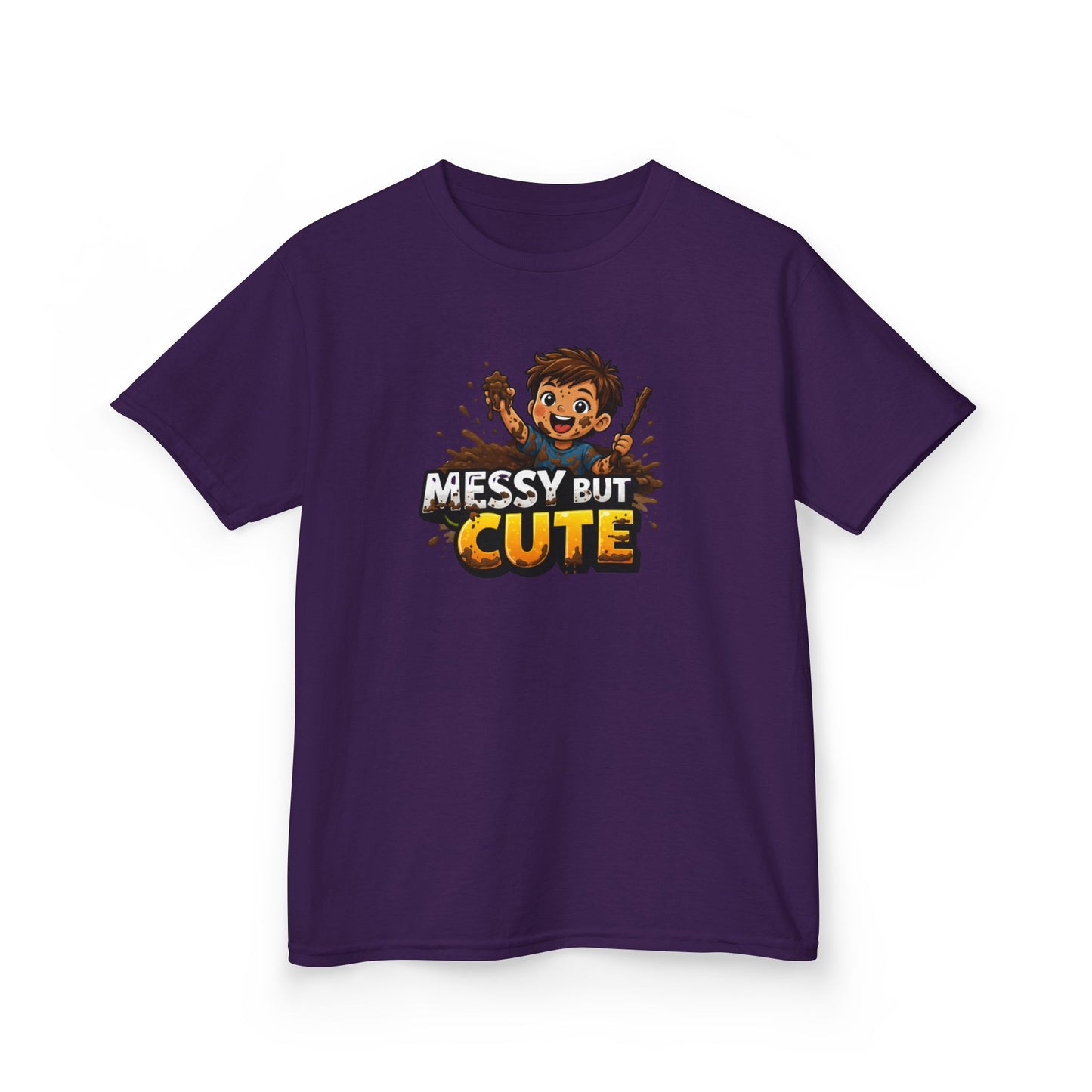 MESSY BUT CUTE - Kids Cotton™ Tee