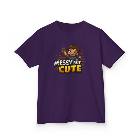 MESSY BUT CUTE - Kids Cotton™ Tee