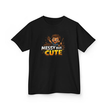 MESSY BUT CUTE - Kids Cotton™ Tee
