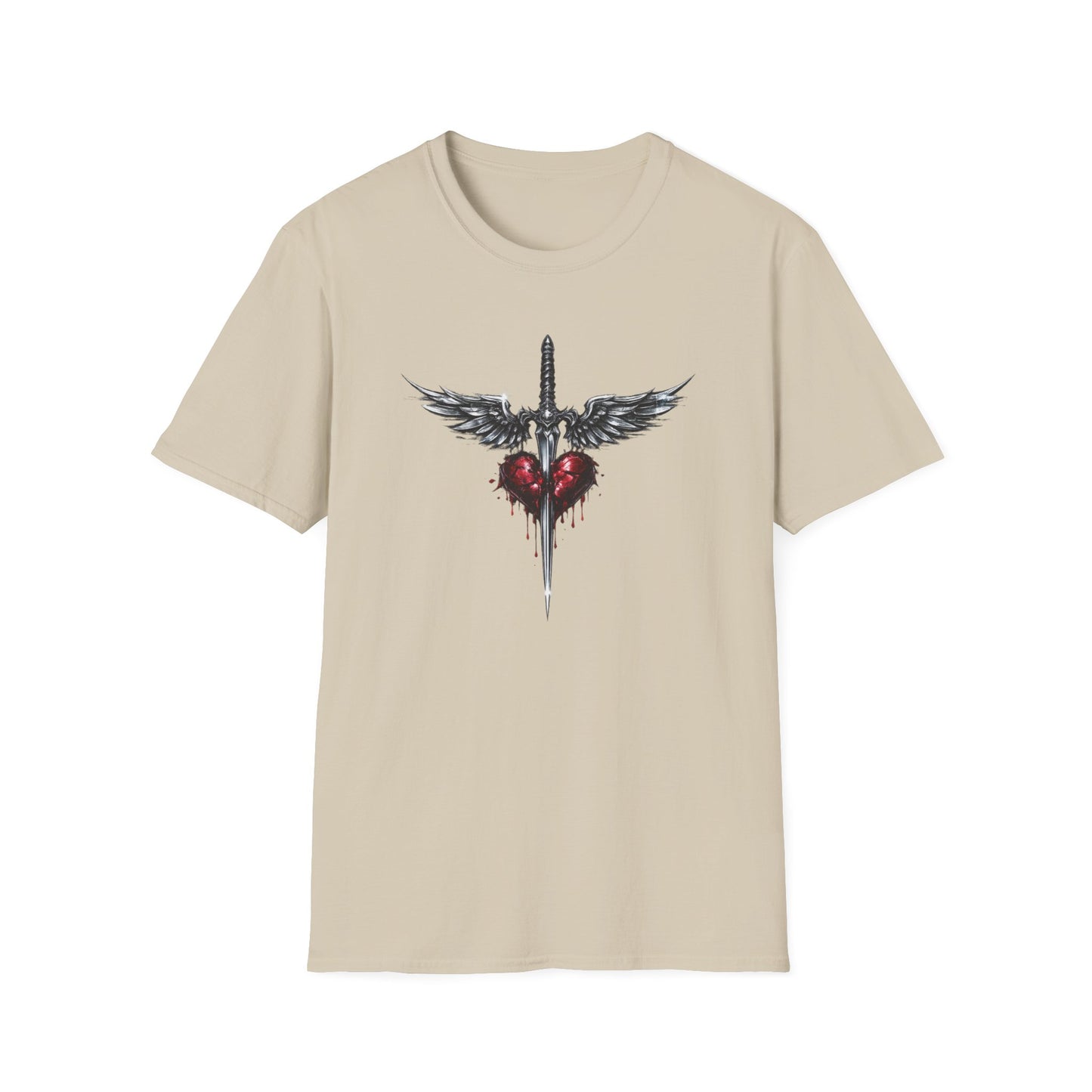 SWORD IN HEART - Unisex Soft Style T-Shirt