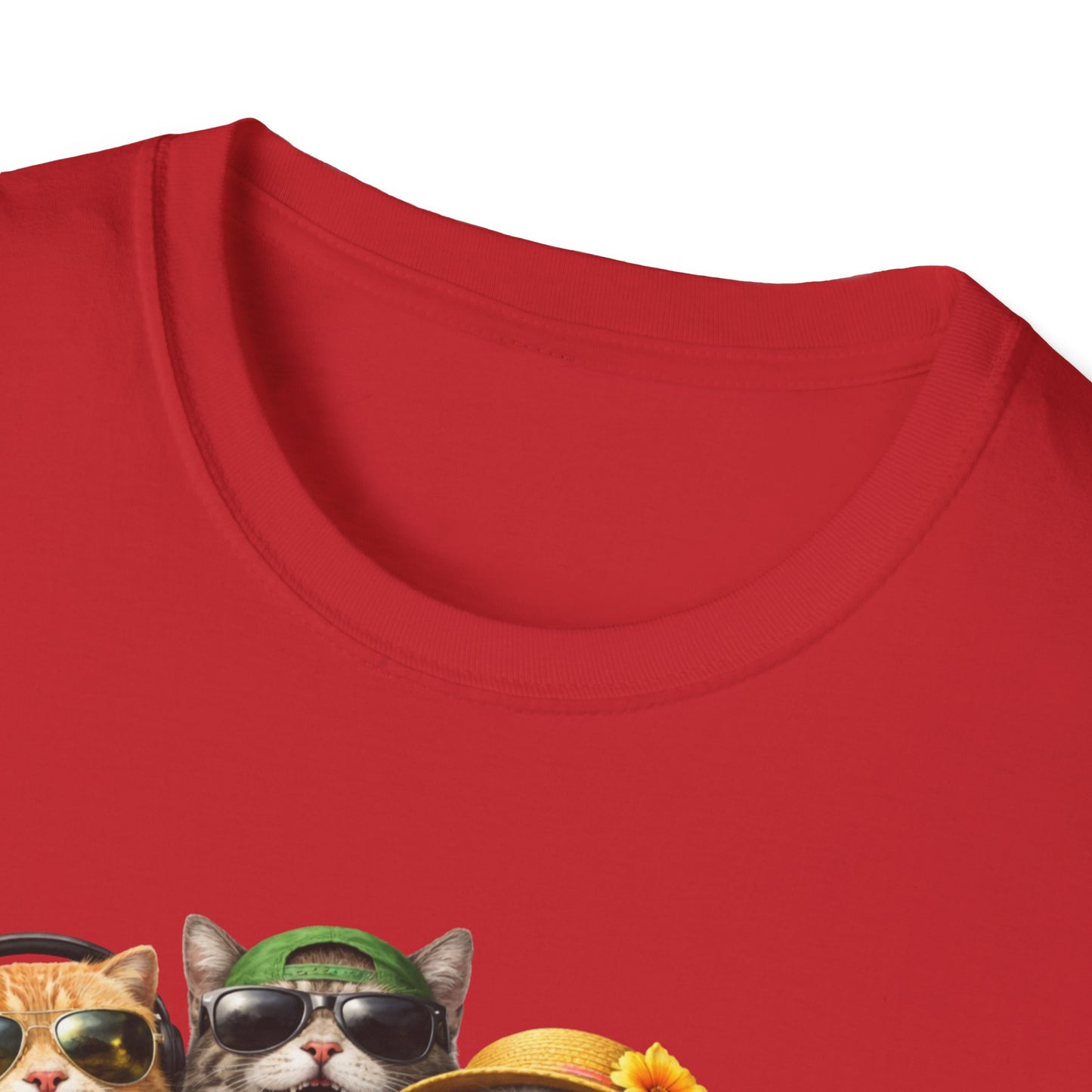 SELFIE TIME - CAT STYLE - Unisex Softstyle T-Shirt