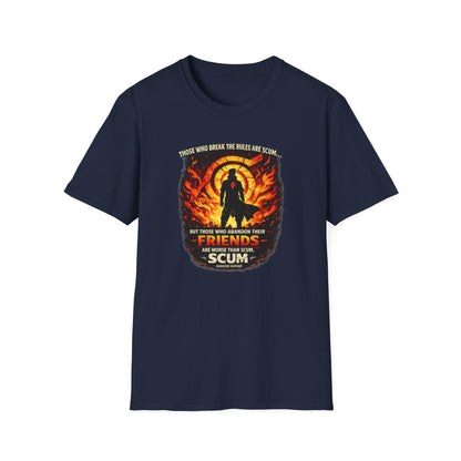 THOSE WHO BREAK THE RULES ARE SCUM - KAKASHI - Unisex Soft Style T-Shirt