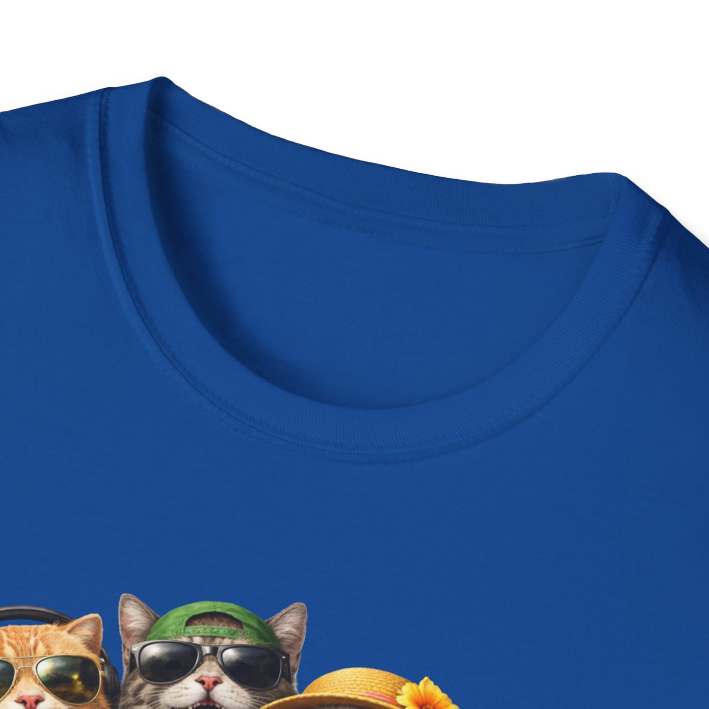 SELFIE TIME - CAT STYLE - Unisex Softstyle T-Shirt