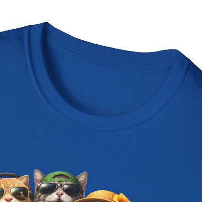 SELFIE TIME - CAT STYLE - Unisex Softstyle T-Shirt
