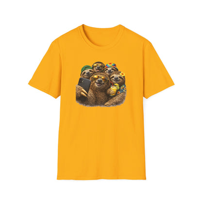 SELFIE TIME - SLOTH STYLE - Unisex Softstyle T-Shirt