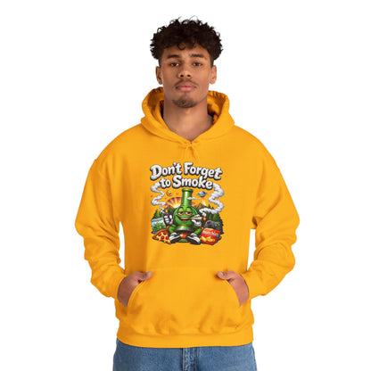 Don't Forget to Smoke Hoodie | Funny 420 Pull-Over
