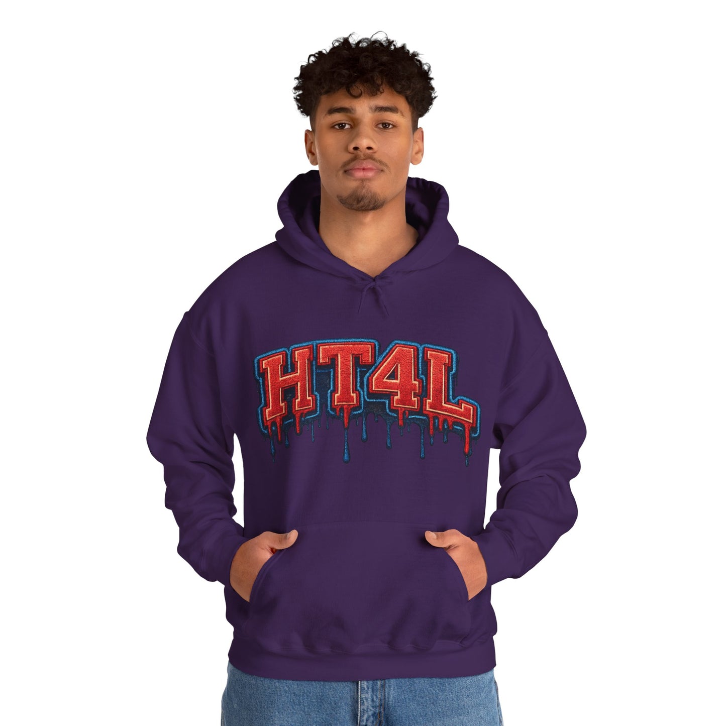 HT4L Hoodie | Houston Texans 4 Life Streetwear Graphic Unisex Pull-Over