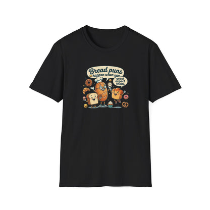 BREAD PUNS HAPPEN - Unisex Softstyle T-Shirt