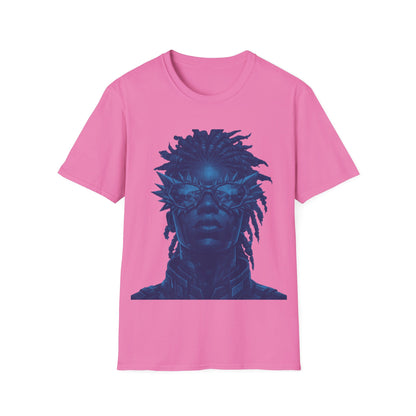 FUTURISTIC DUDE - ((BIG PRINT)) - Unisex Softstyle T-Shirt