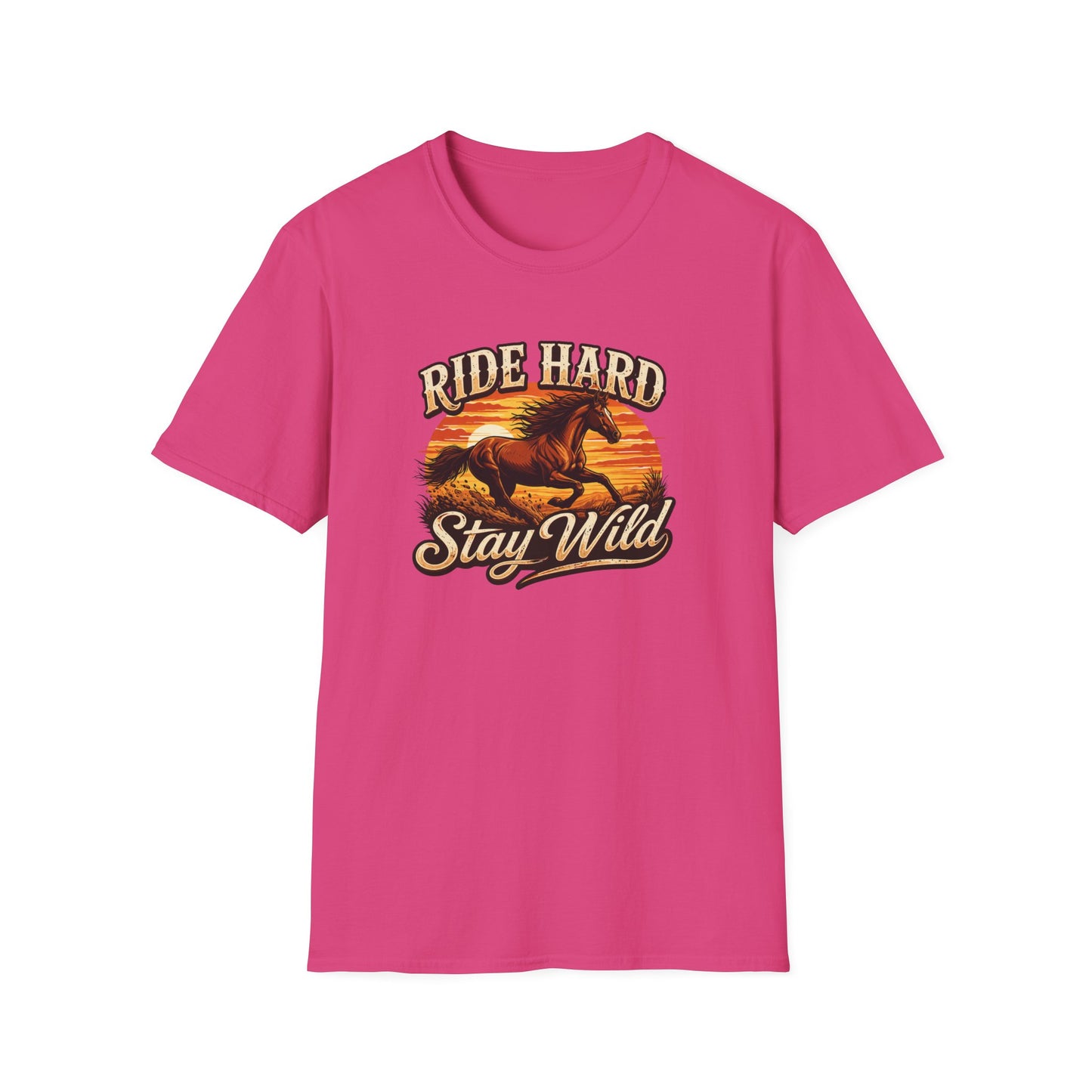 RIDE HARD-STAY WILD - Unisex Soft Style T-Shirt