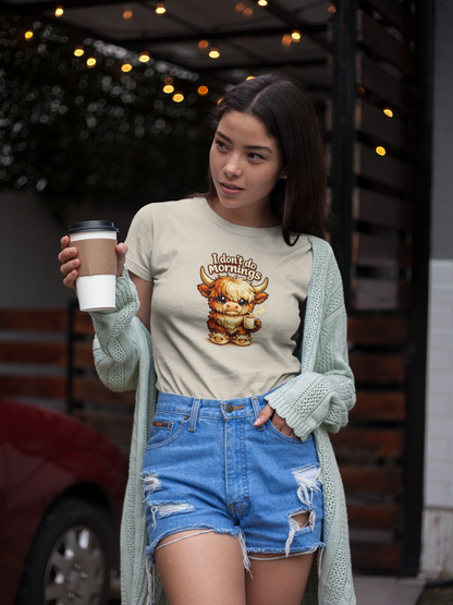 I don't do MORNINGS - Unisex Soft Style T-Shirt