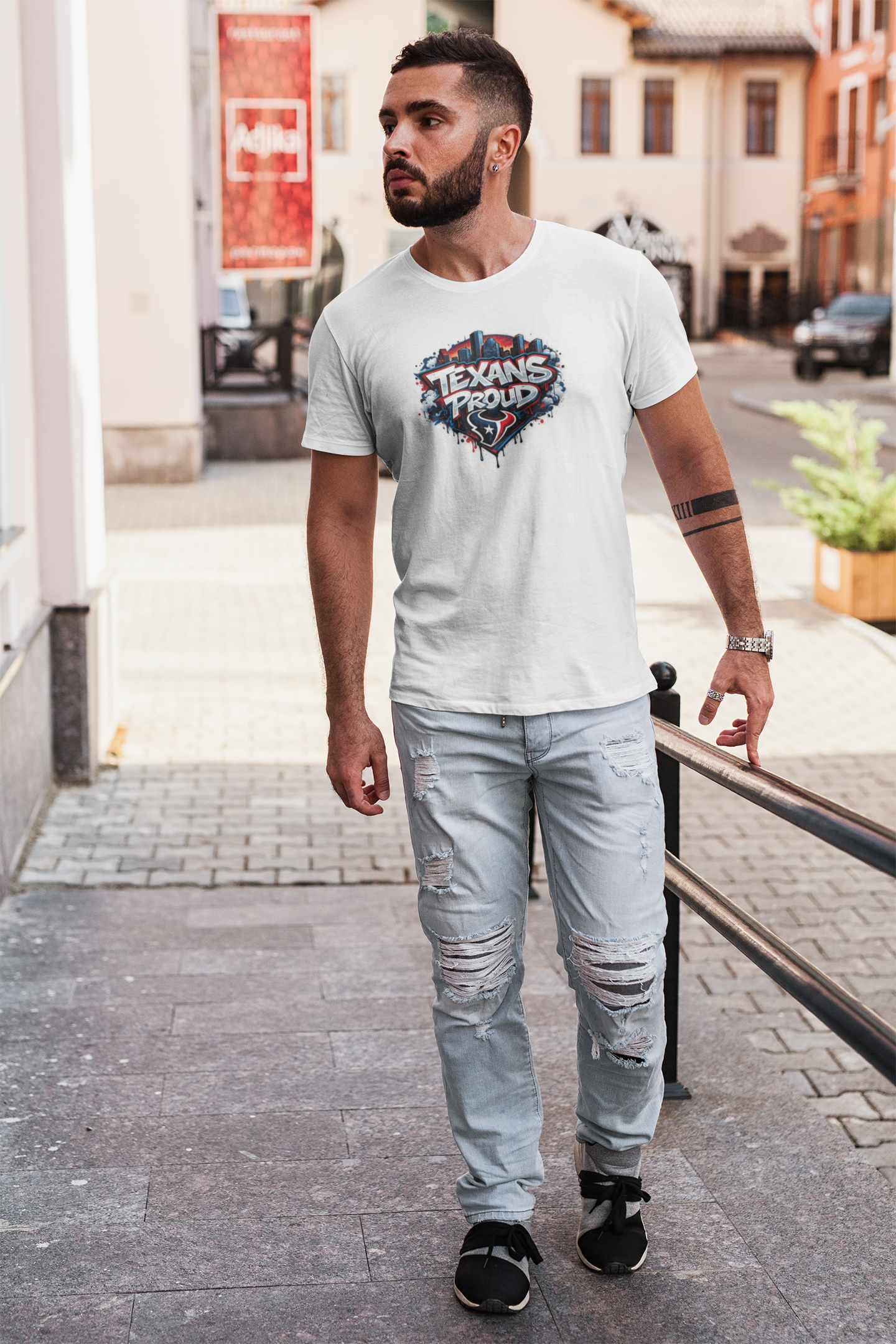 TEXANS PROUD - Unisex Soft Style T-Shirt