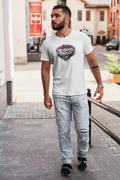 TEXANS PROUD - Unisex Soft Style T-Shirt
