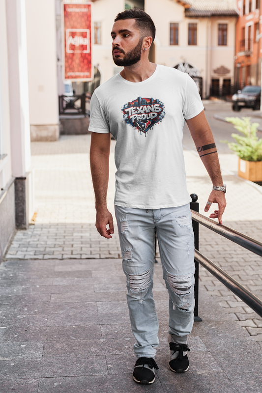 TEXANS PROUD - Unisex Soft Style T-Shirt