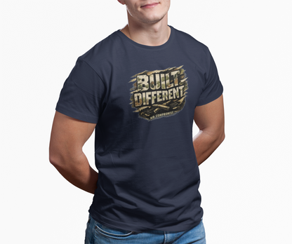 BUILT DIFFERENT-NO COMPROMISE - Unisex Soft Style T-Shirt