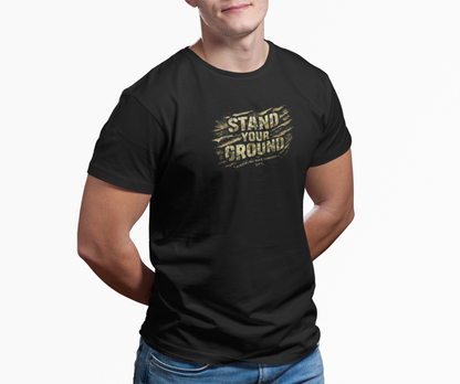 STAND YOUR GROUND-DICIPLINE OVER COMFORT - Unisex Soft Style T-Shirt