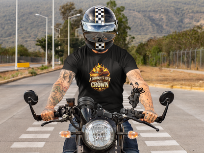 A COWBOY'S HAT IS HIS CROWN - Unisex Soft Style T-Shirt