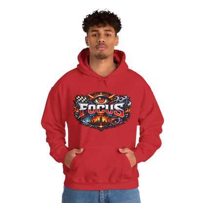 Focus Hoodie | Motivational Mindset Graphic Pull-Over for Men & Women