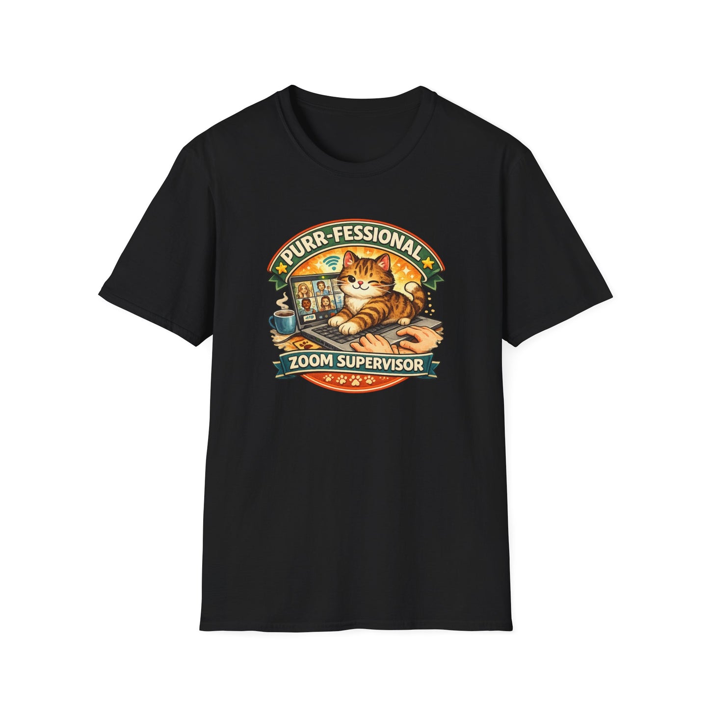 PURR-FESSIONAL ZOOM SUPERVISOR - Unisex Soft Style T-Shirt