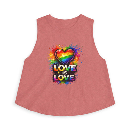 LOVE IS LOVE - Women's Crop Top