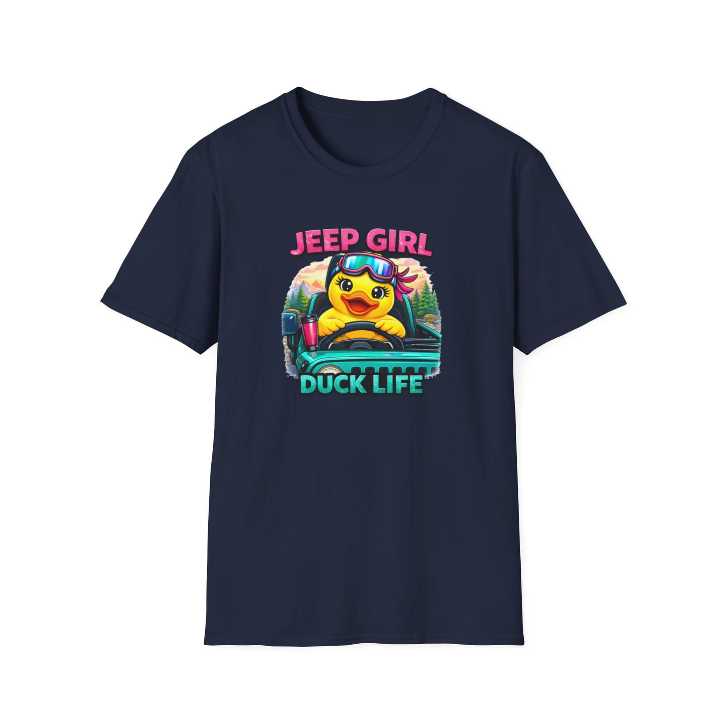 JEEP GIRL-DUCK LIFE - Unisex Softstyle T-Shirt