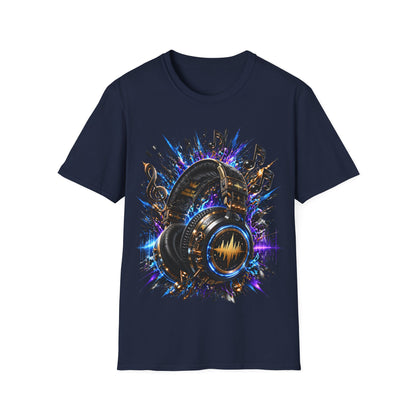 FEEL THE FREQUENCY - ((BIG PRINT)) -  Unisex Soft Style T-Shirt