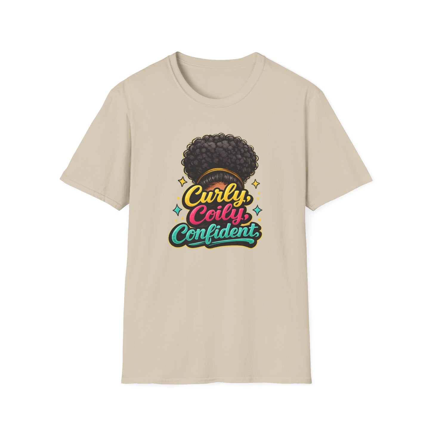 CURLY-COILY-CONFIDENT Unisex Soft Style T-Shirt