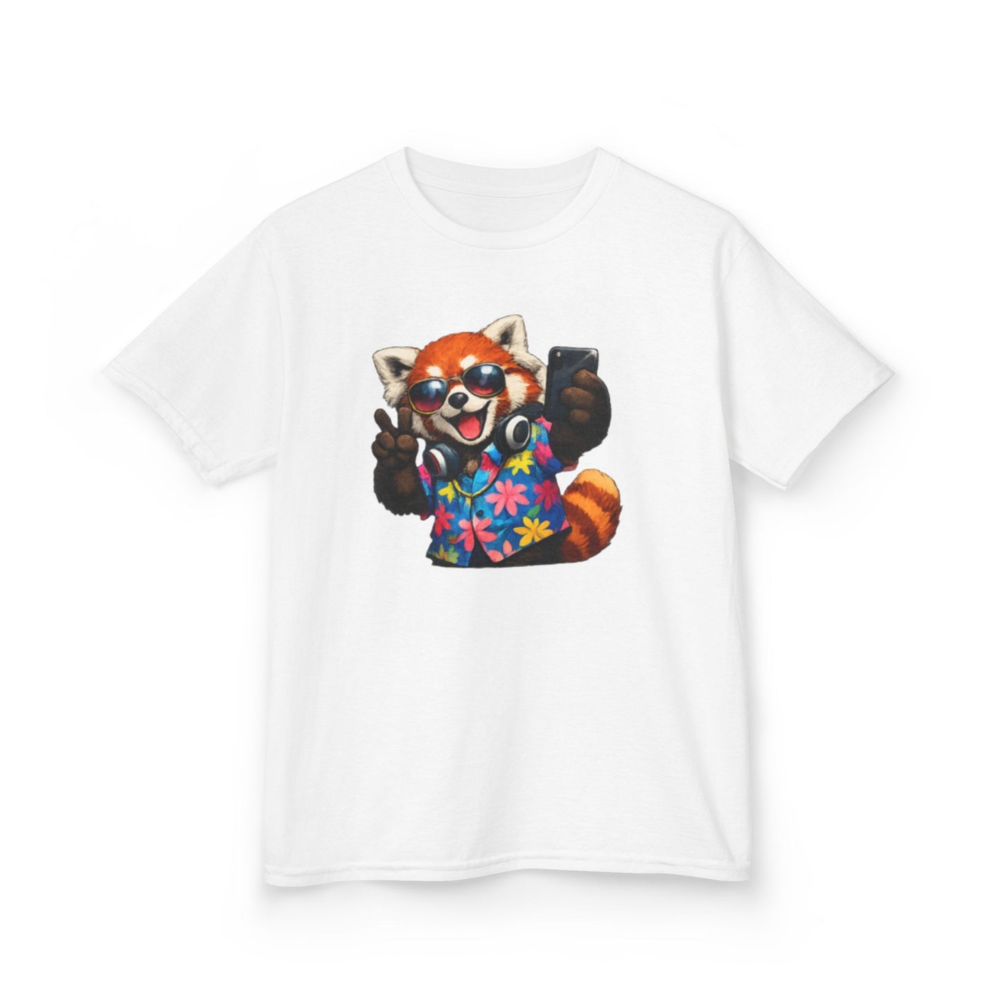 SELFIE TIME - RED PANDA STYLE - Kids Cotton™ Tee