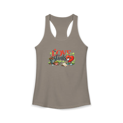 LOVE STINKS – Women's Ideal Racerback Tank