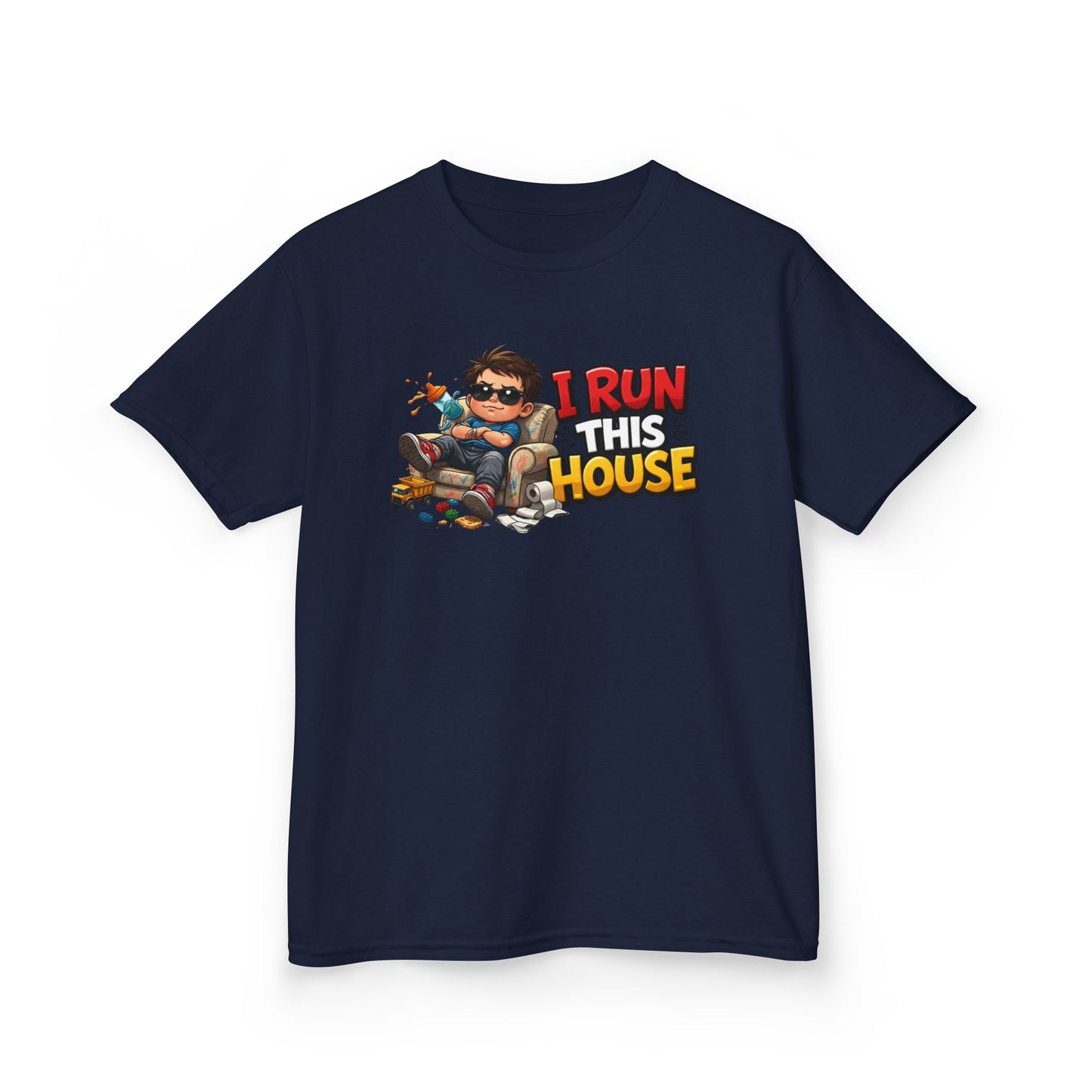 I RUN THIS HOUSE - Kid's Cotton Tee