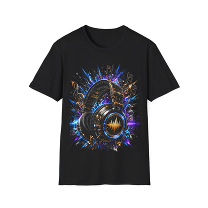 FEEL THE FREQUENCY - ((BIG PRINT)) -  Unisex Soft Style T-Shirt