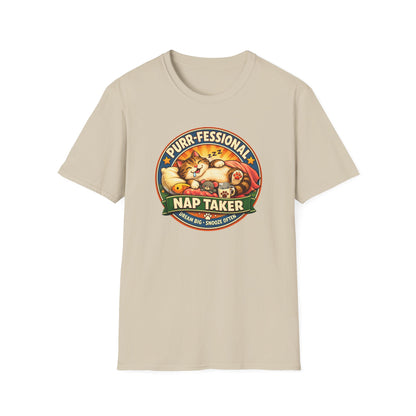 PURR-FESSIONAL NAP TAKER - Unisex Soft Style T-Shirt