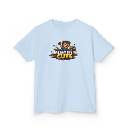 MESSY BUT CUTE - Kids Cotton Tee