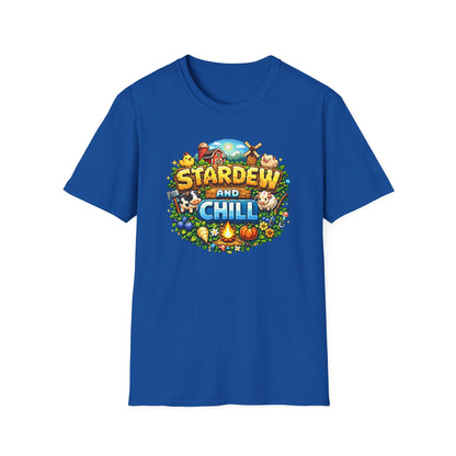 STARDEW AND CHILL - Unisex Soft Style T-Shirt
