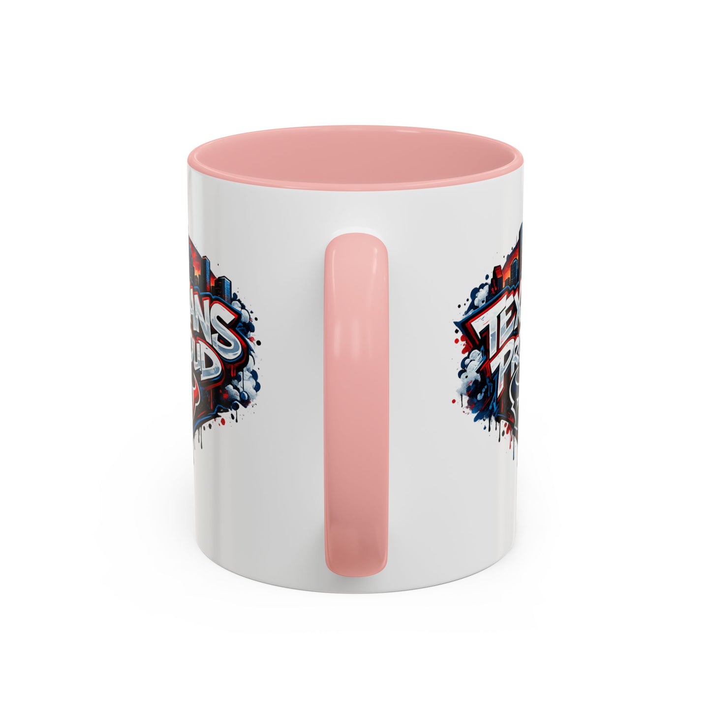TEXANS PROUD - Accent Coffee Mug (11, 15oz)