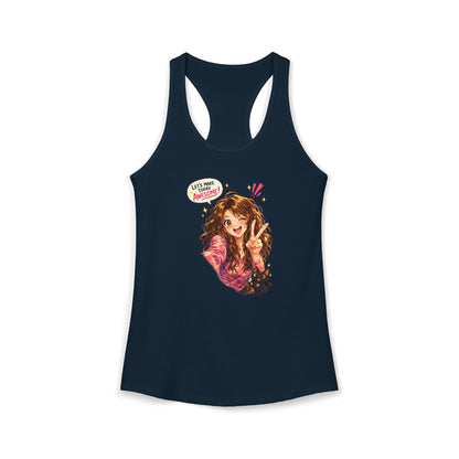 LET'S MAKE TODAY AWESOME – Women's Ideal Racerback Tank