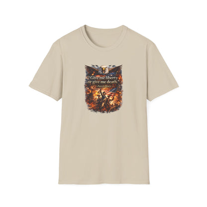 GIVE ME LIBERTY OR GIVE ME DEATH - Unisex Softstyle T-Shirt