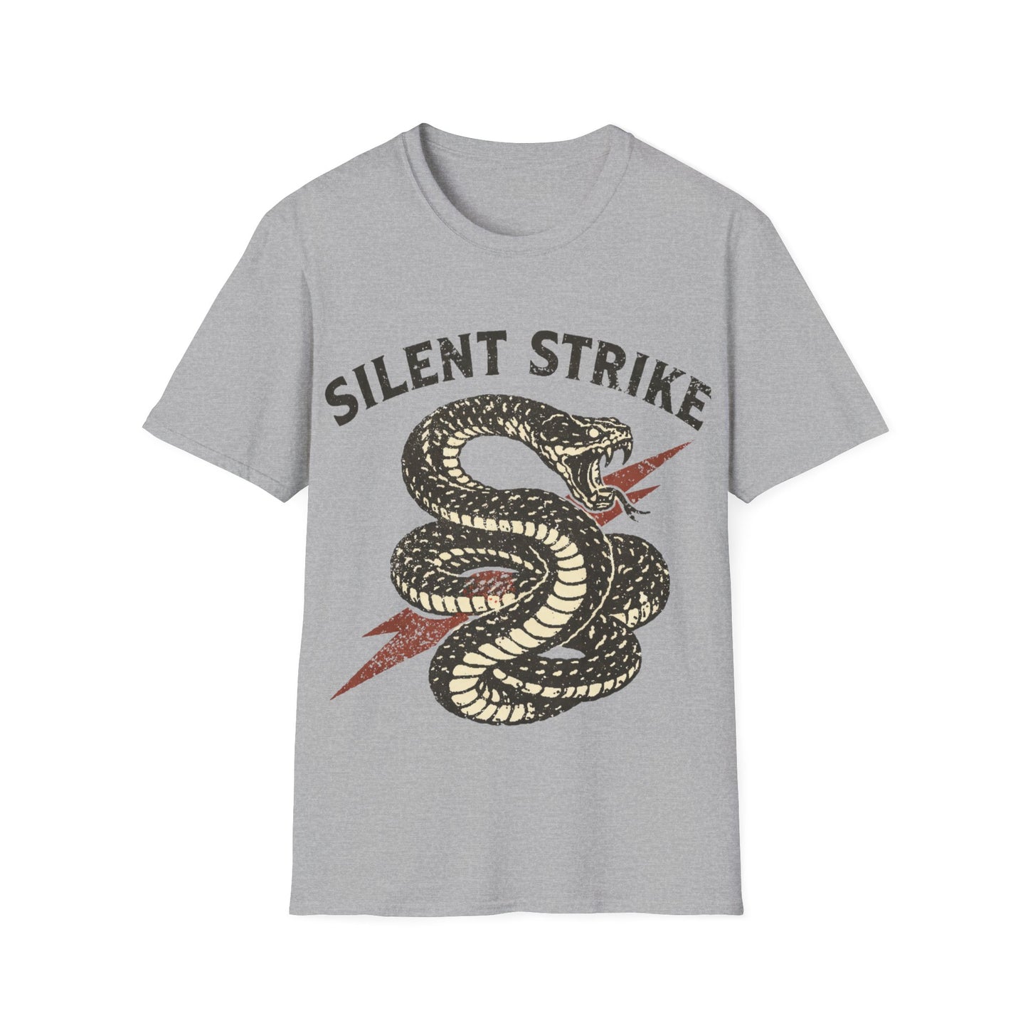 SILENT STRIKE - ((BIG PRINT)) - Unisex Soft Style T-Shirt