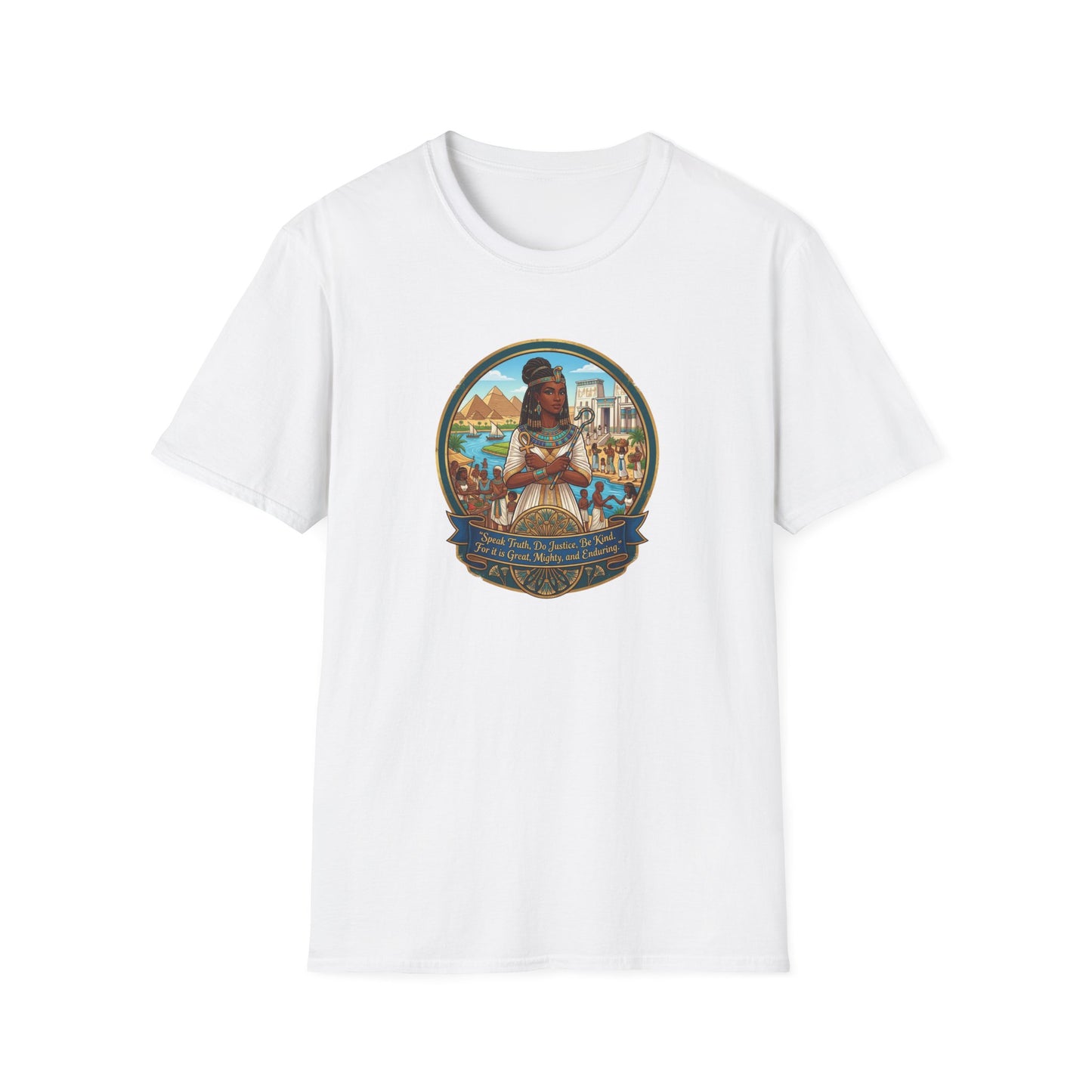 SPEAK TRUTH-DO JUSTICE-BE KIND - Unisex Softstyle T-Shirt