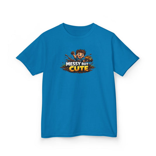 MESSY BUT CUTE - Kids Cotton Tee