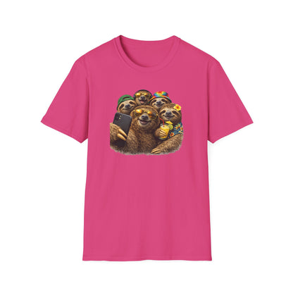 SELFIE TIME - SLOTH STYLE - Unisex Softstyle T-Shirt