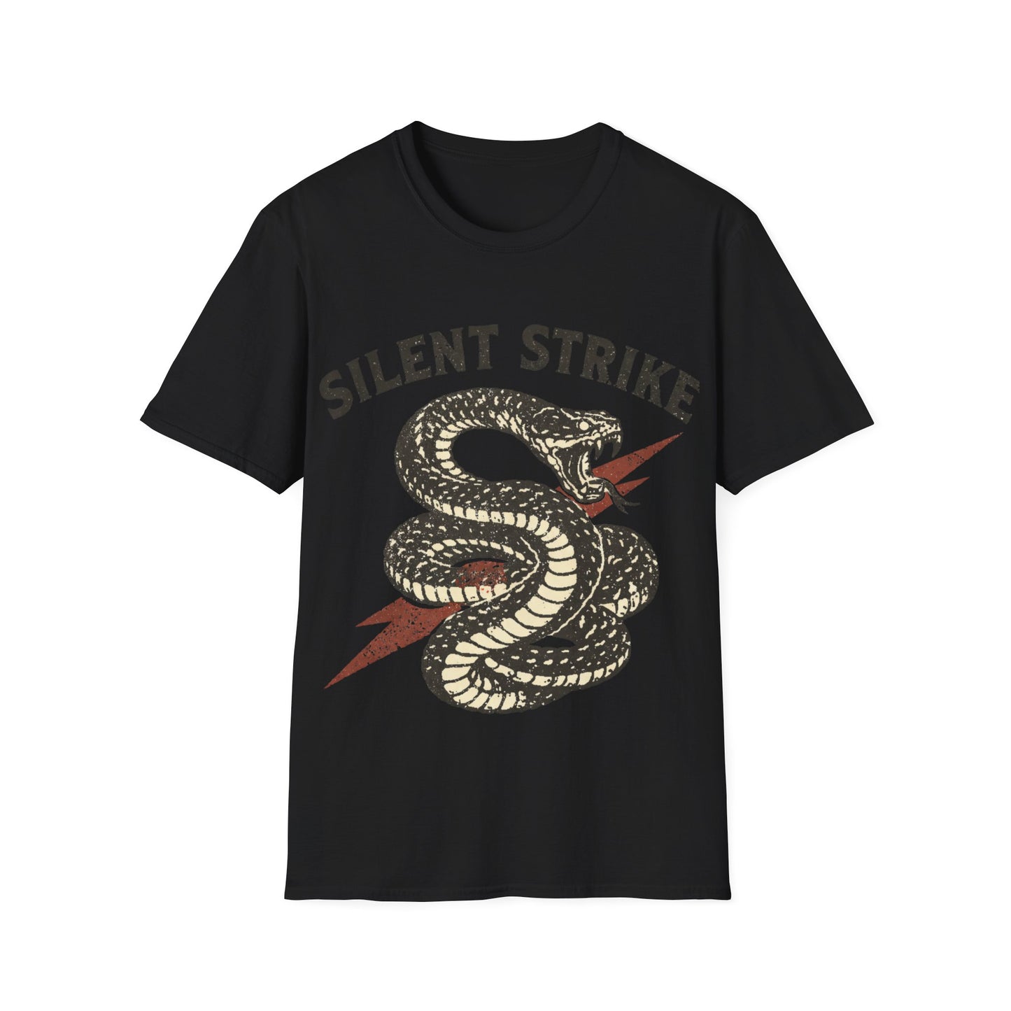SILENT STRIKE - ((BIG PRINT)) - Unisex Soft Style T-Shirt