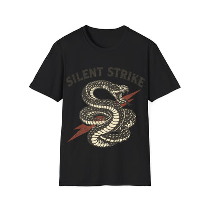 SILENT STRIKE - ((BIG PRINT)) - Unisex Soft Style T-Shirt