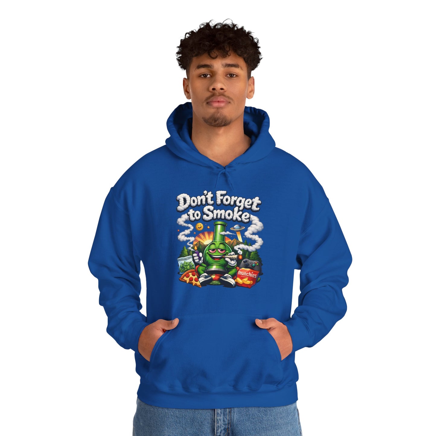 Don't Forget to Smoke Hoodie | Funny 420 Pull-Over