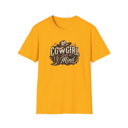 COWGIRL STATE OF MIND - Unisex Soft Style T-Shirt